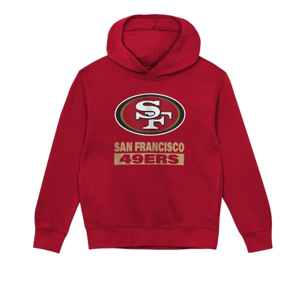 Youth NFL San Francisco 49ers Hoodie, Size M 10/12, NWT